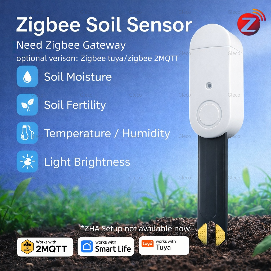 Smart Garden Lamp - Zigbee Temperature Humidity Moisture Sensor Smart