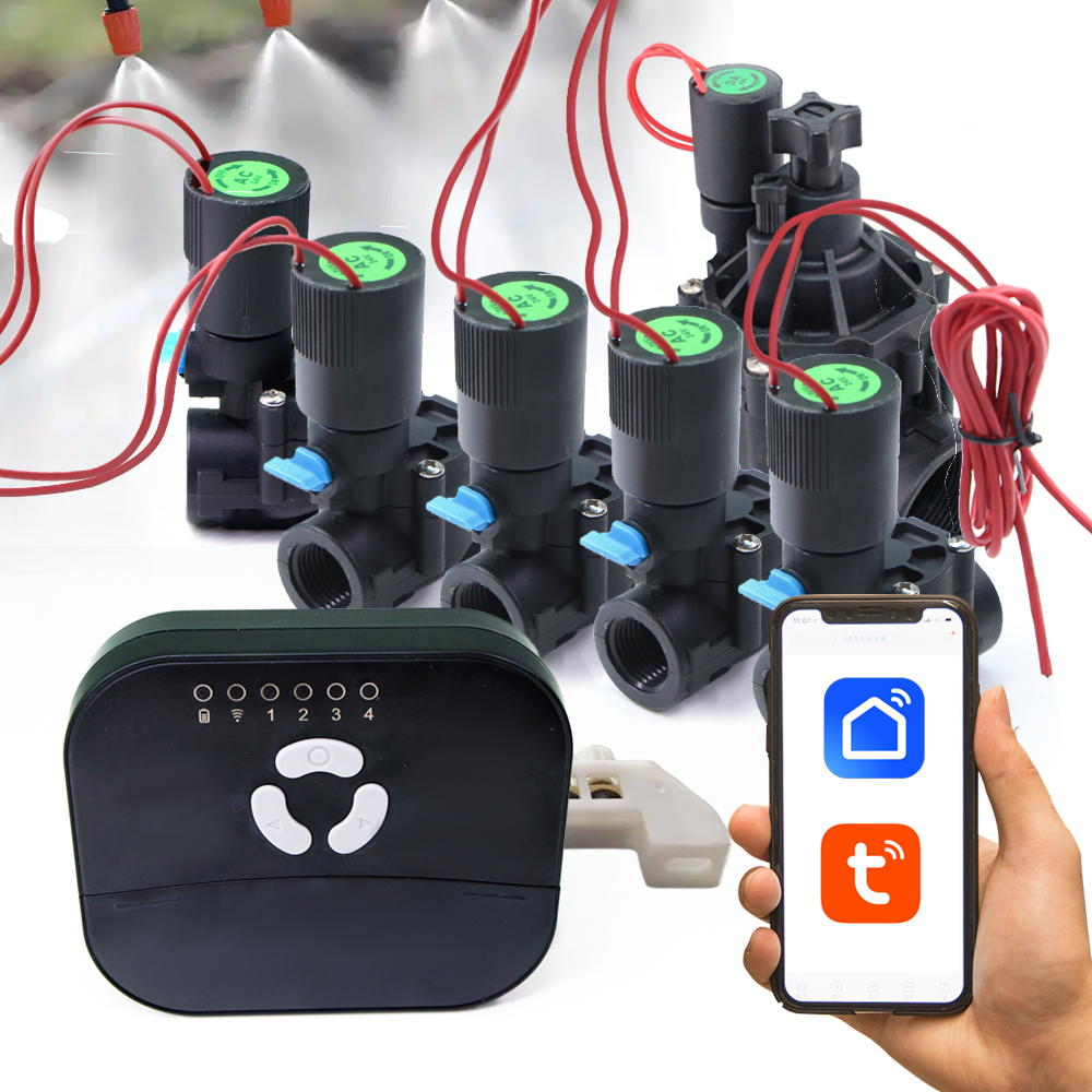 Smart Garden Irrigation System - Garden Hose Solenoid Valve Controller Lawn