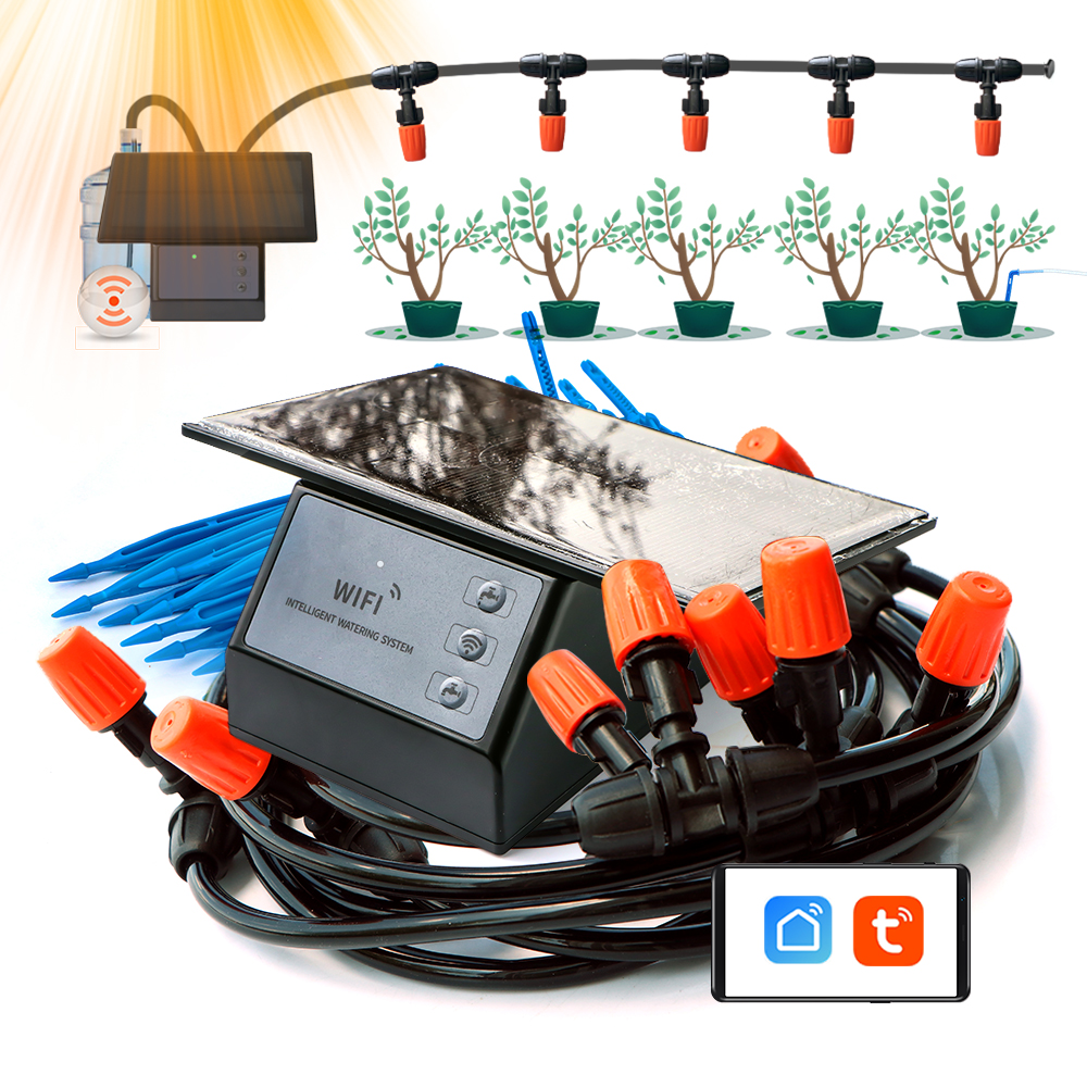 High Quality Tuya Solar Pane W - Smart Garden Irrigation System avaliação e preço