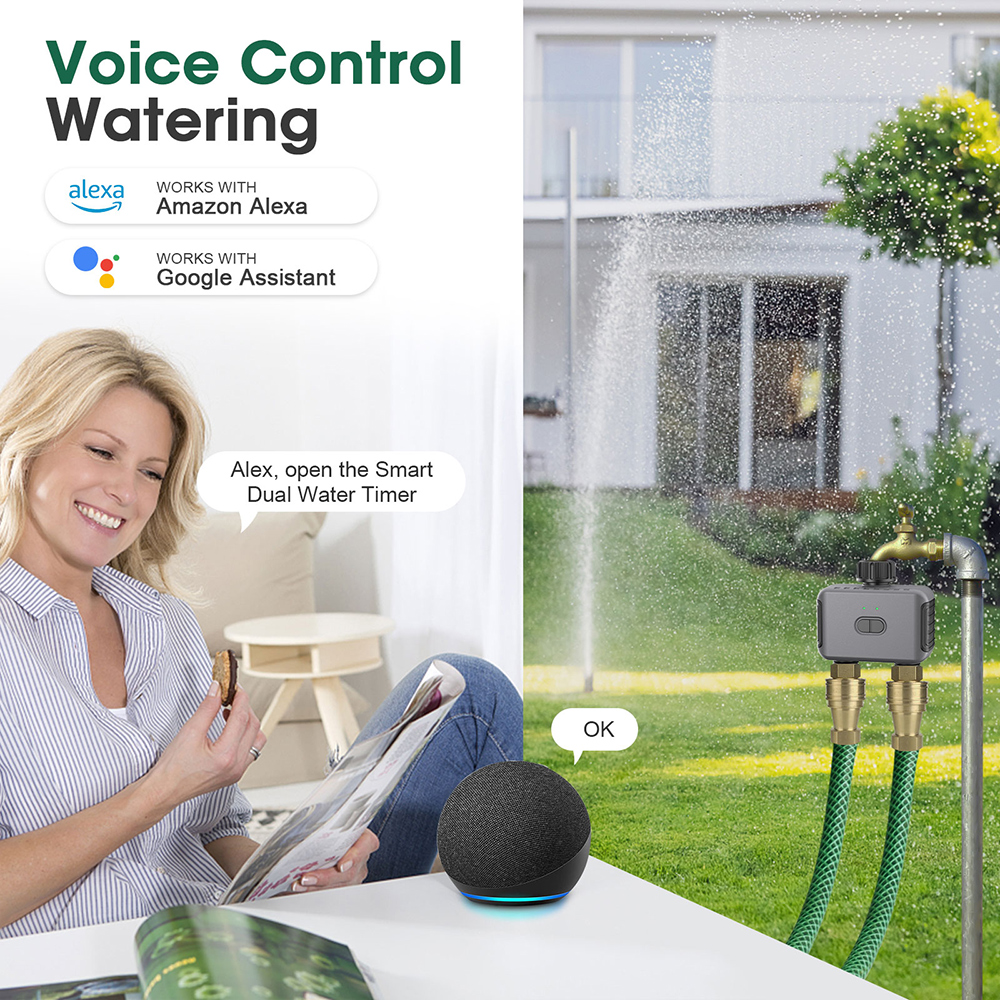 Tuya Smart Water Timer Zigbee/ - Smart Garden Irrigation System avaliação e preço