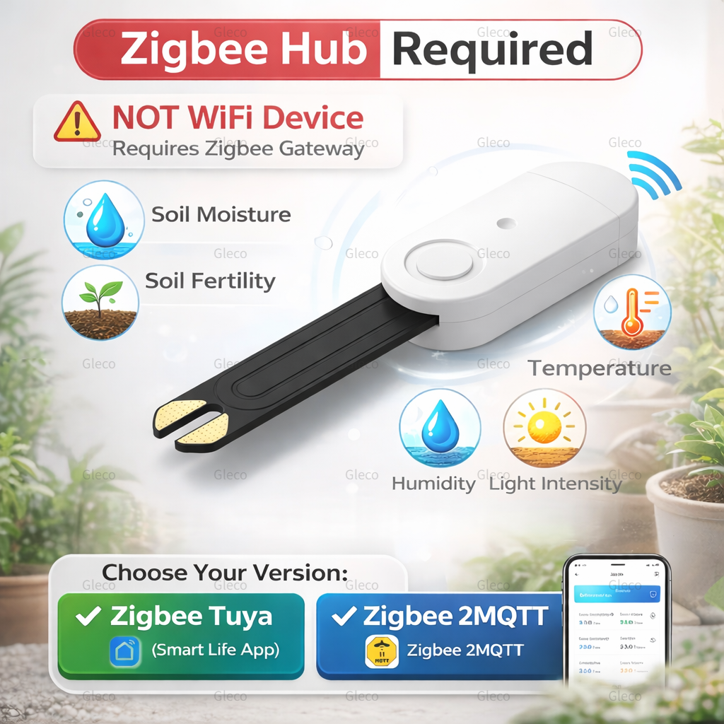 Zigbee Temperature Humidity Mo - Smart Garden Lamp avaliação e preço