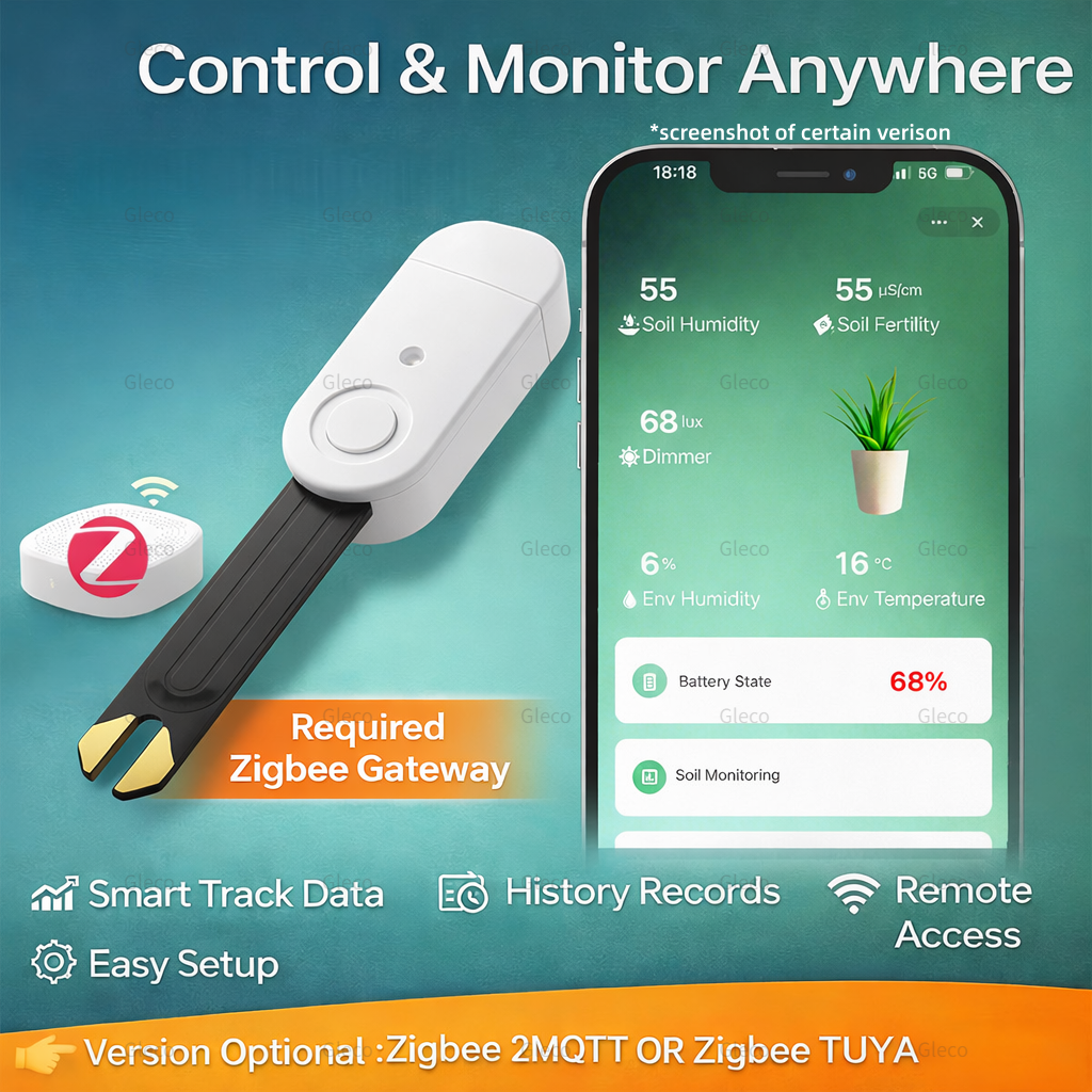 Zigbee Temperature Humidity Mo - Smart Garden Lamp avaliação e preço