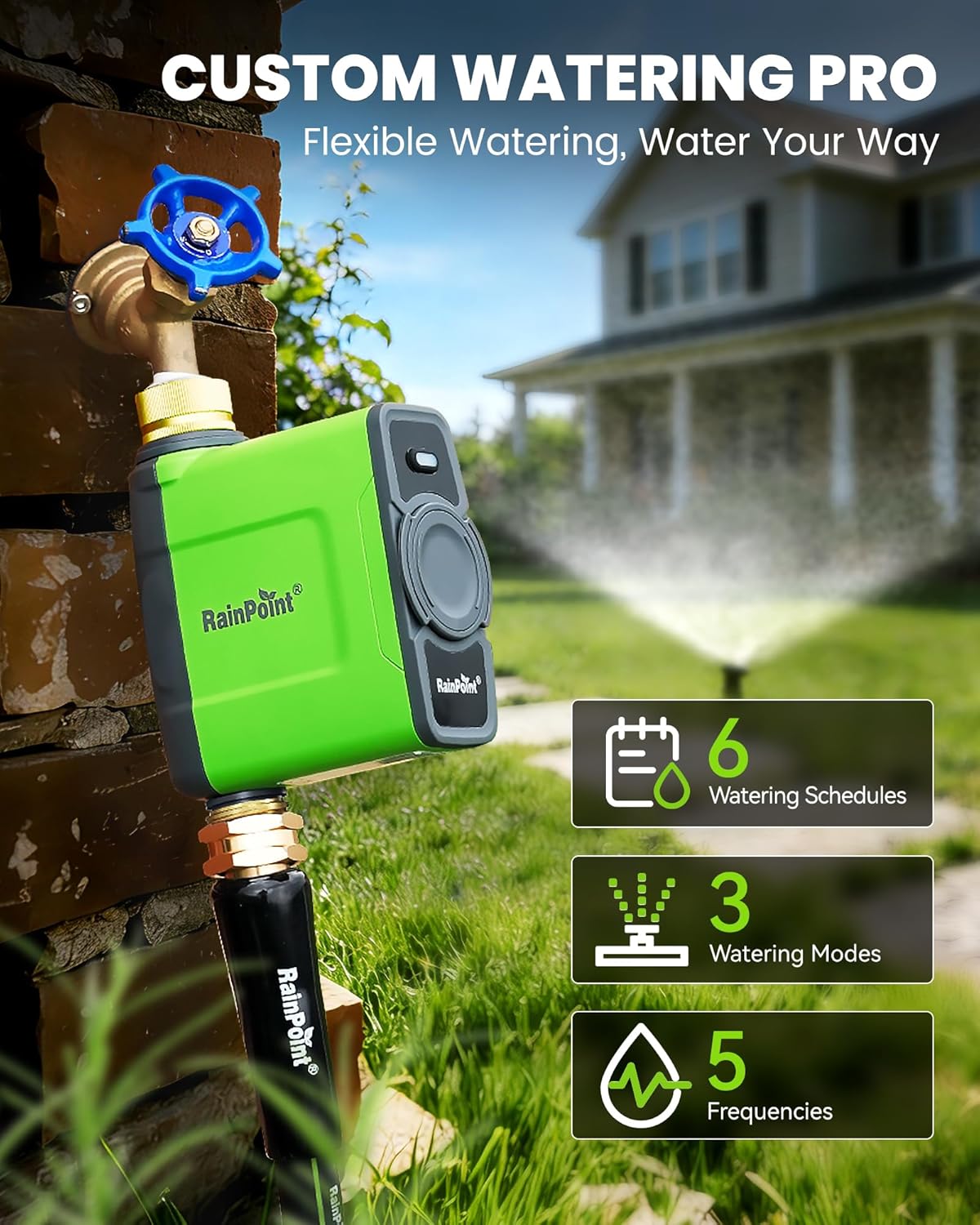 WiFi Water Timer for Garden Ho - Smart Garden Irrigation System avaliação e preço