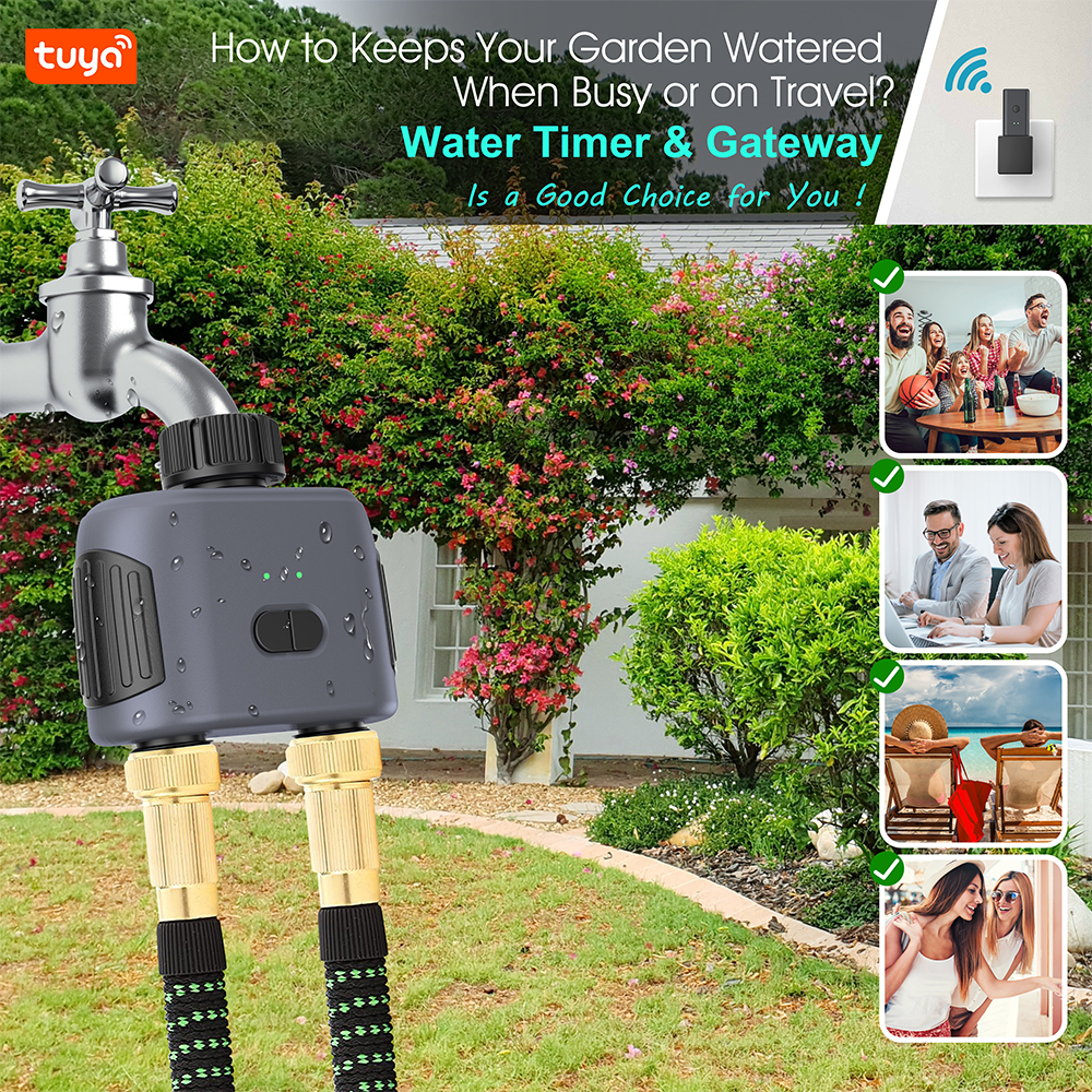 Tuya Zigbee/Bluetooth Water Ti - Smart Garden Irrigation System avaliação e preço