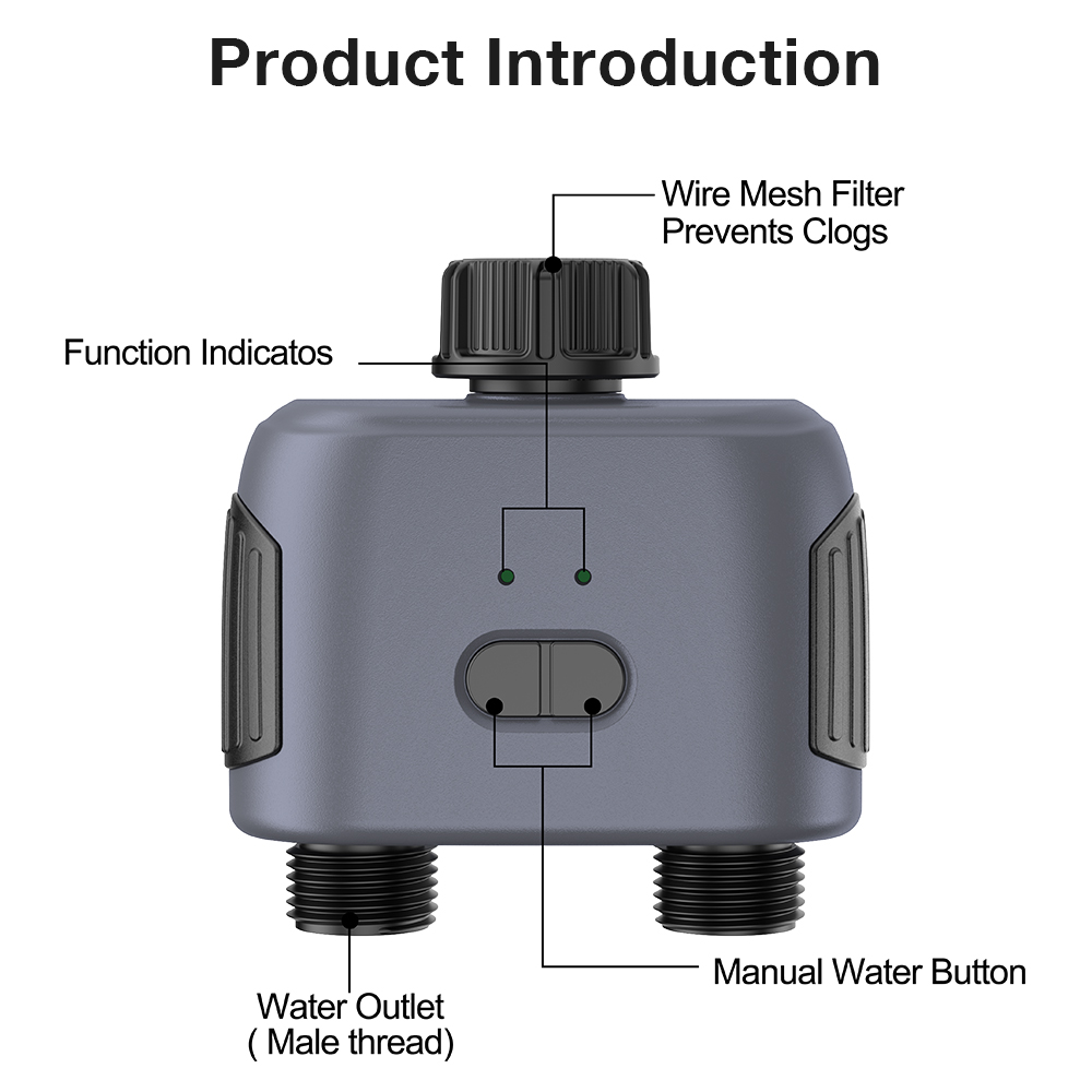 Tuya Zigbee/Bluetooth Water Ti - Smart Garden Irrigation System avaliação e preço