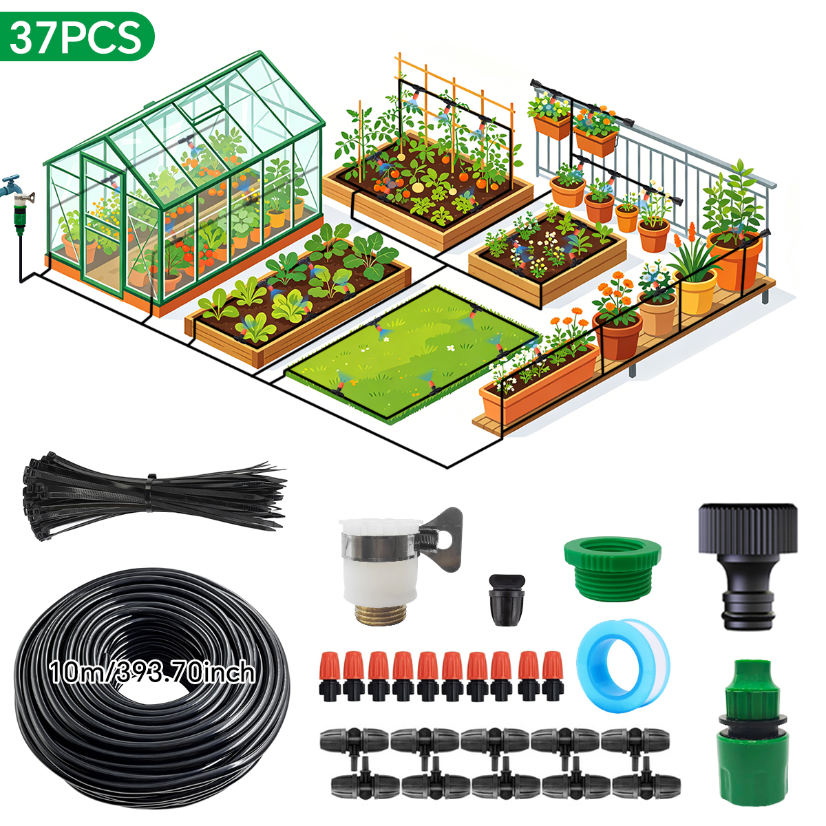 30-5M Garden Irrigation System - Smart Garden Irrigation System avaliação e preço