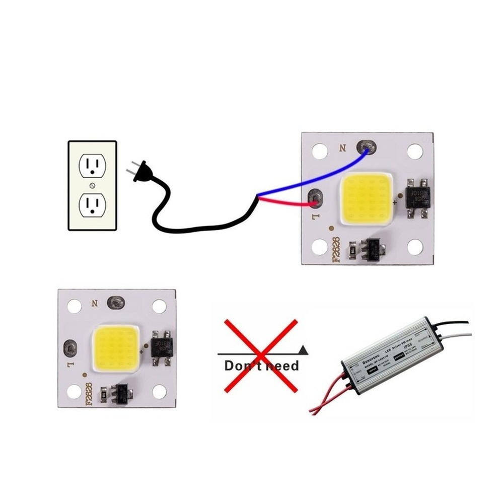 10W COB module 220V LED Chip D - Smart Garden Lamp avaliação e preço