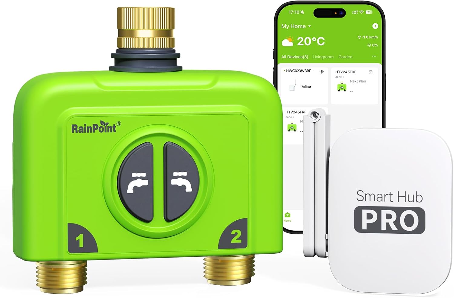 2 Zone WiFi Water Timer for Ga - Smart Garden Irrigation System avaliação e preço