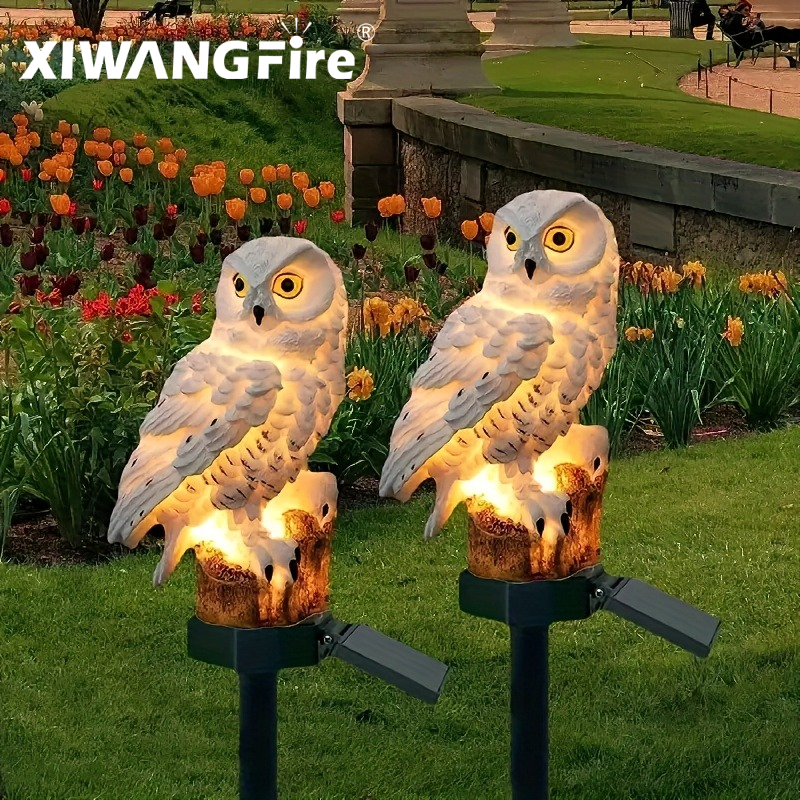 Solar Owl Statue Garden Light  - Smart Garden Lamp avaliação e preço