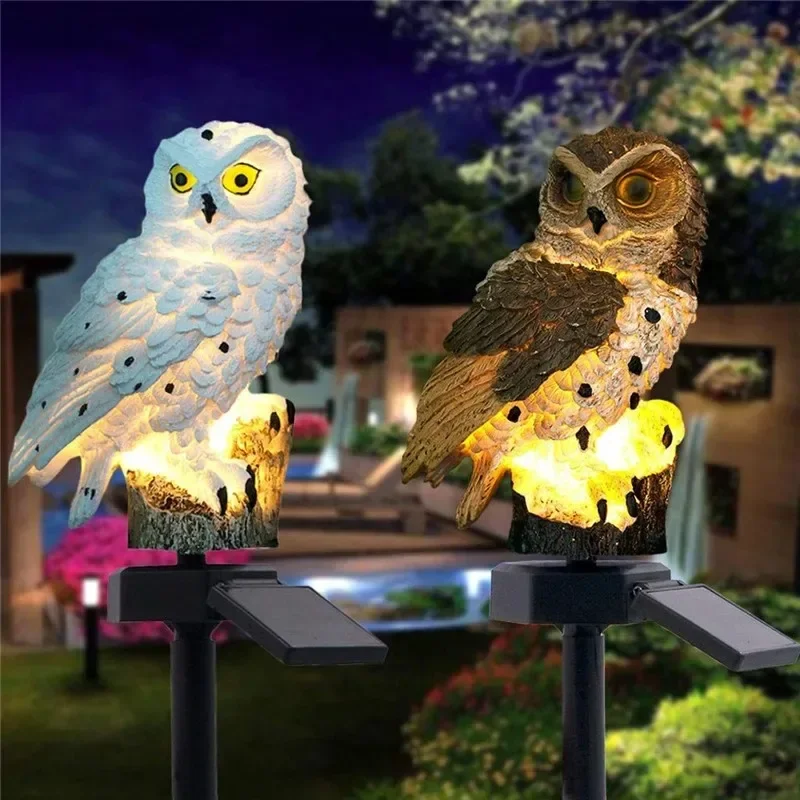 Solar Owl Statue Garden Light  - Smart Garden Lamp avaliação e preço
