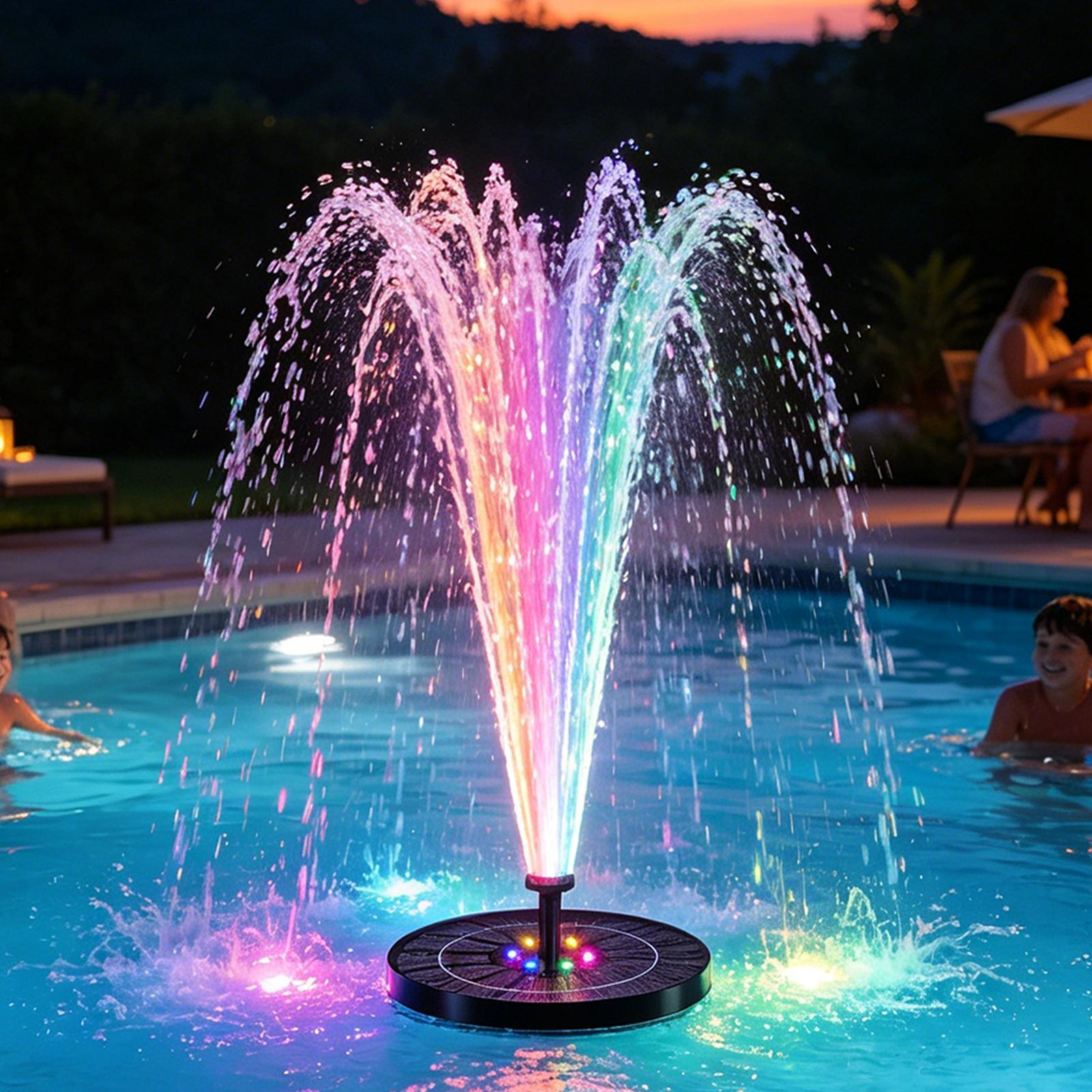 Floating Solar Bird Bath Fount - Smart Garden Lamp avaliação e preço