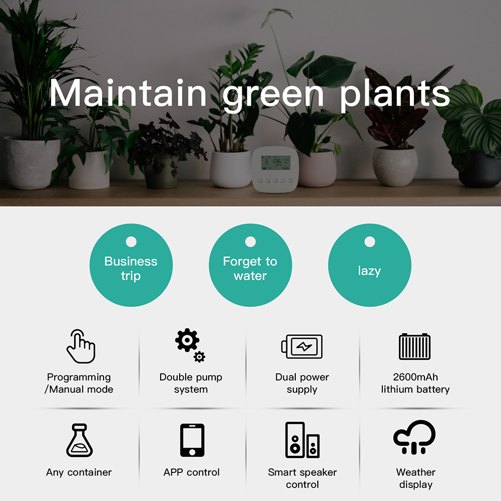 WiFi Tuya Smart Watering Machi - Smart Garden Irrigation System avaliação e preço