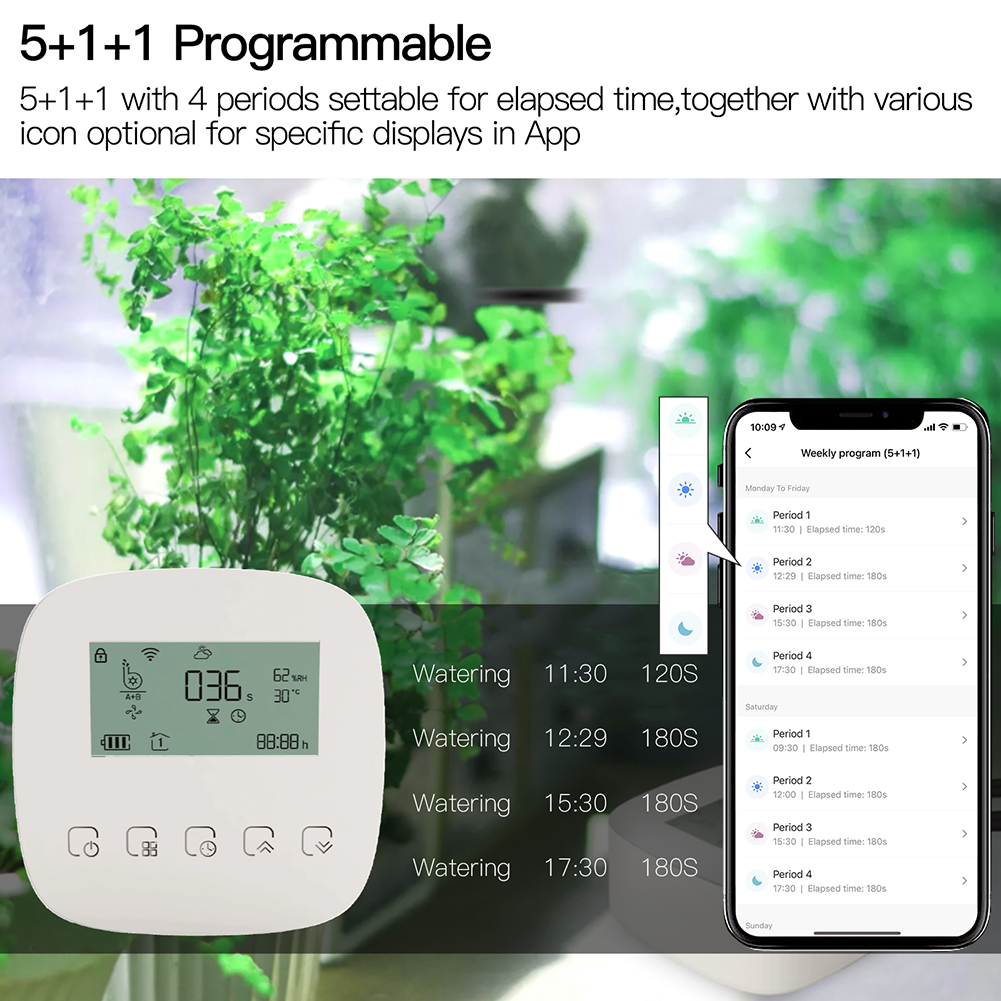 WiFi Tuya Smart Watering Machi - Smart Garden Irrigation System avaliação e preço