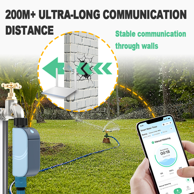 Smart Tuya WIFI Garden Waterin - Smart Garden Irrigation System avaliação e preço