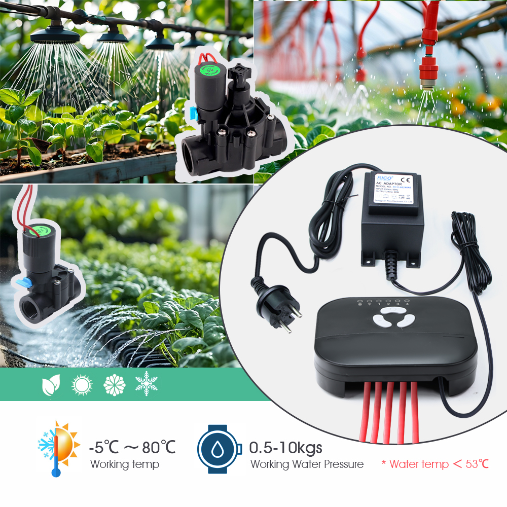 Garden Hose Solenoid Valve Con - Smart Garden Irrigation System avaliação e preço